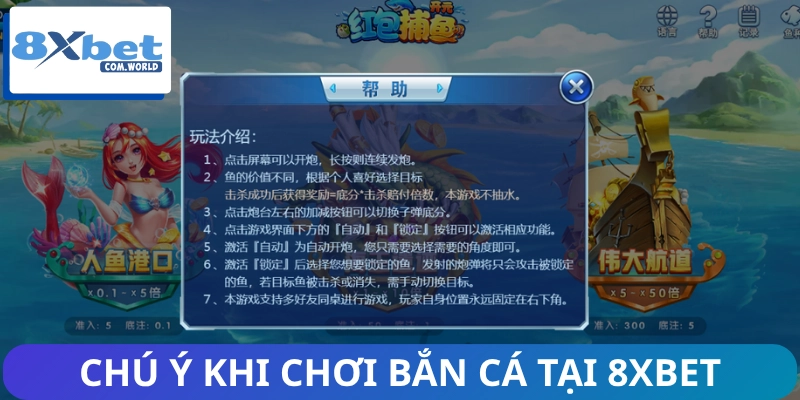 Cách Vận Dụng Mẹo Chơi Bắn Cá Giúp Bạn Ăn Điểm Đều Đặn 8XBET 3 Các lưu ý khi dùng các mẹo chơi bắn cá